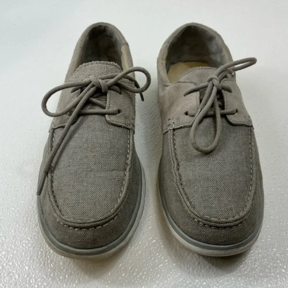 UGG S/N 1006693 Australia Mens Canvas Suede Shoes Insulated Insole Size 9.5
